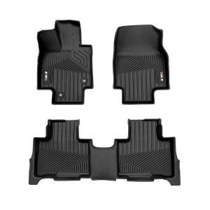 Toyota Highlander Floor Mats - Front + Rear - Omac - Texan - 2020-2025 Toyota Highlander Floor Mats - Front + Rear - Omac - Texan - 2020-2025